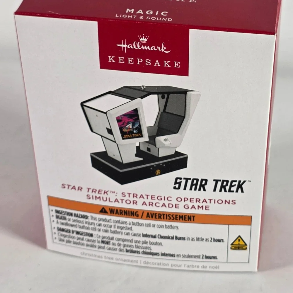 Hallmark Keepsake Star Trek Strategic Operations Simulator Arcade Ornament New